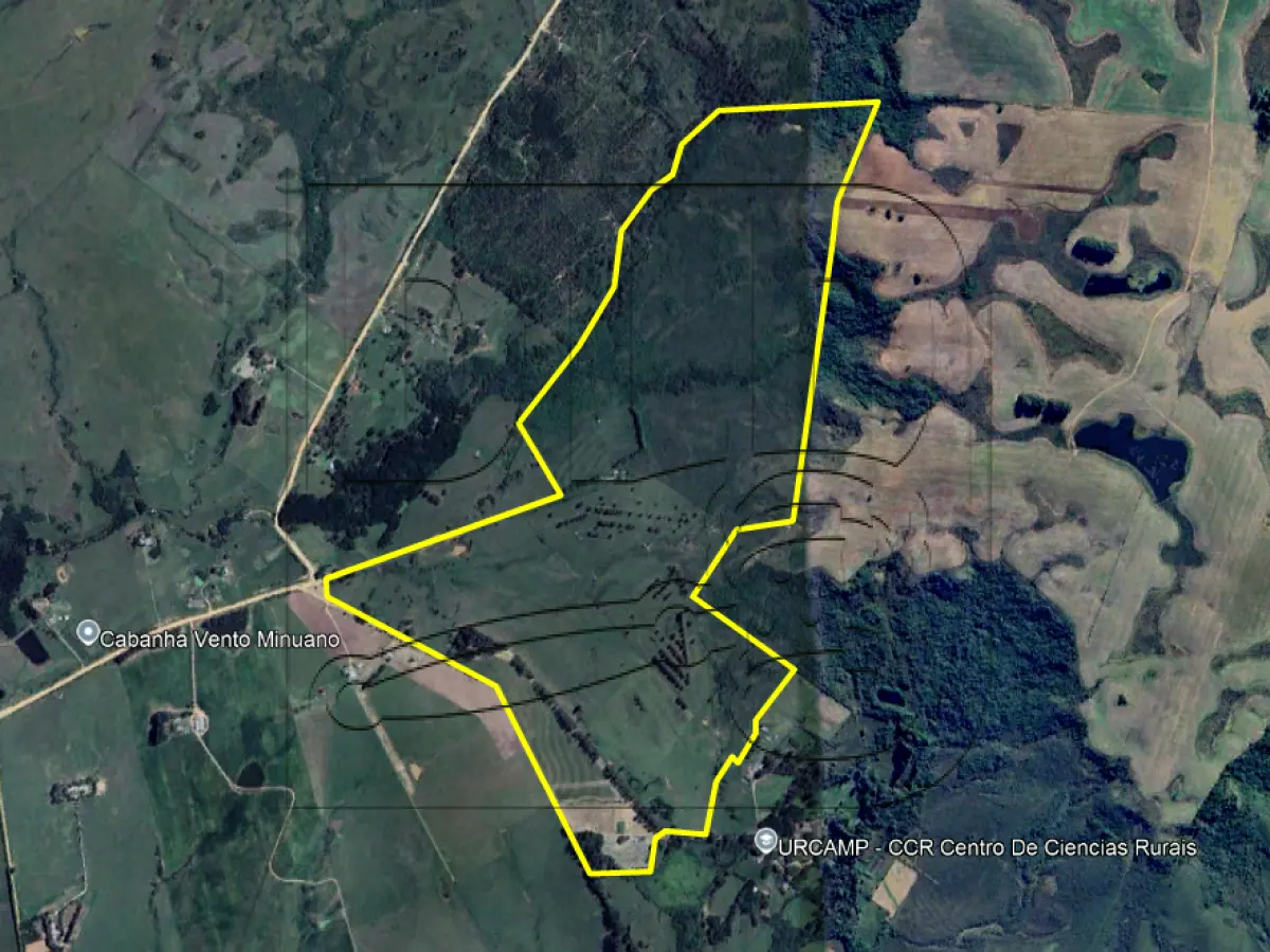 LOTE 001 - Terreno de 123,49 ha em Hulha Negra